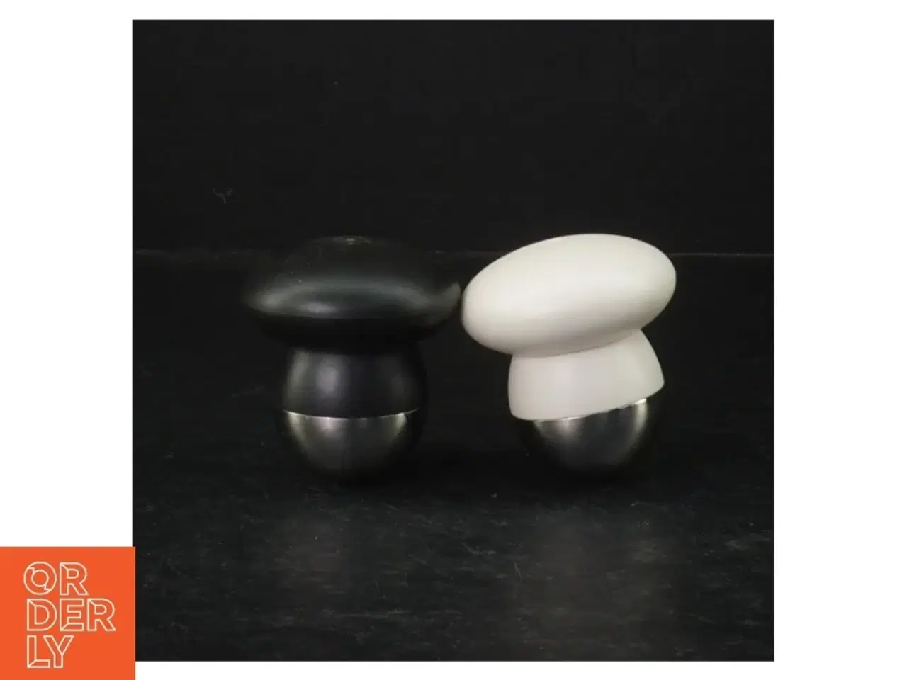 Billede 1 - Georg Jensen salt- og pebersæt (str. 8 cm)