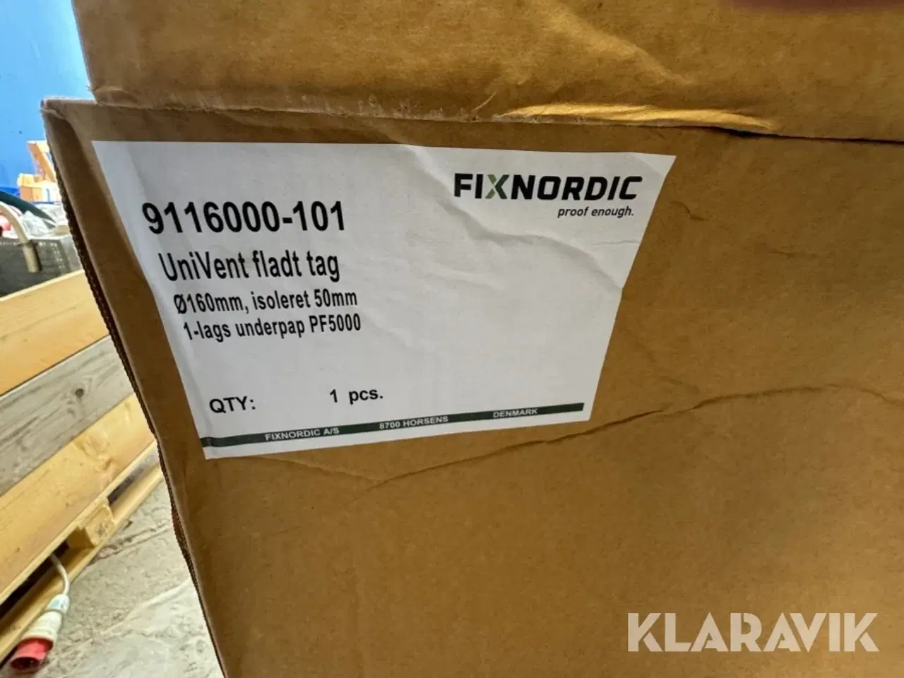 Billede 5 - Ventilationshætter FIXNORDIC UniVent (Fladt tag)