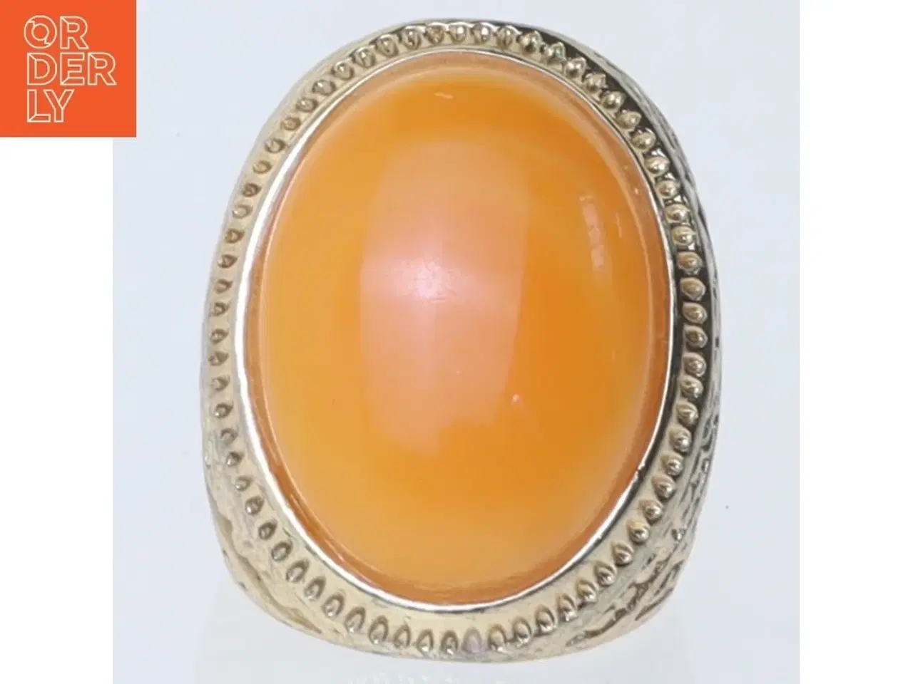 Billede 1 - Orange stenring (str. 53 mm)