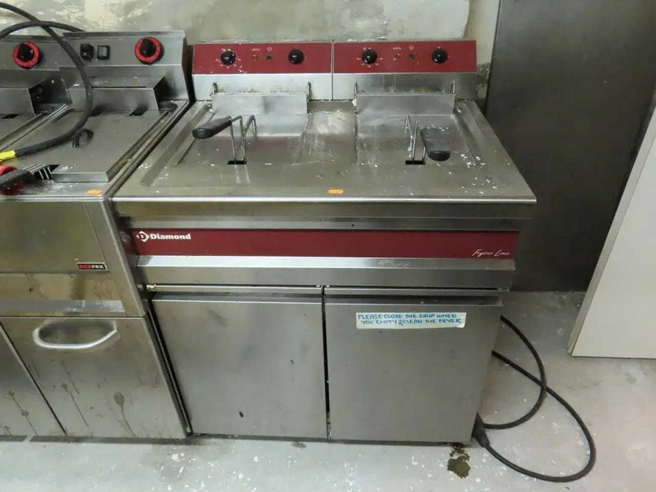 Billede 1 - Elektrisk dobbelt friture, EUROTEC EF12+12S