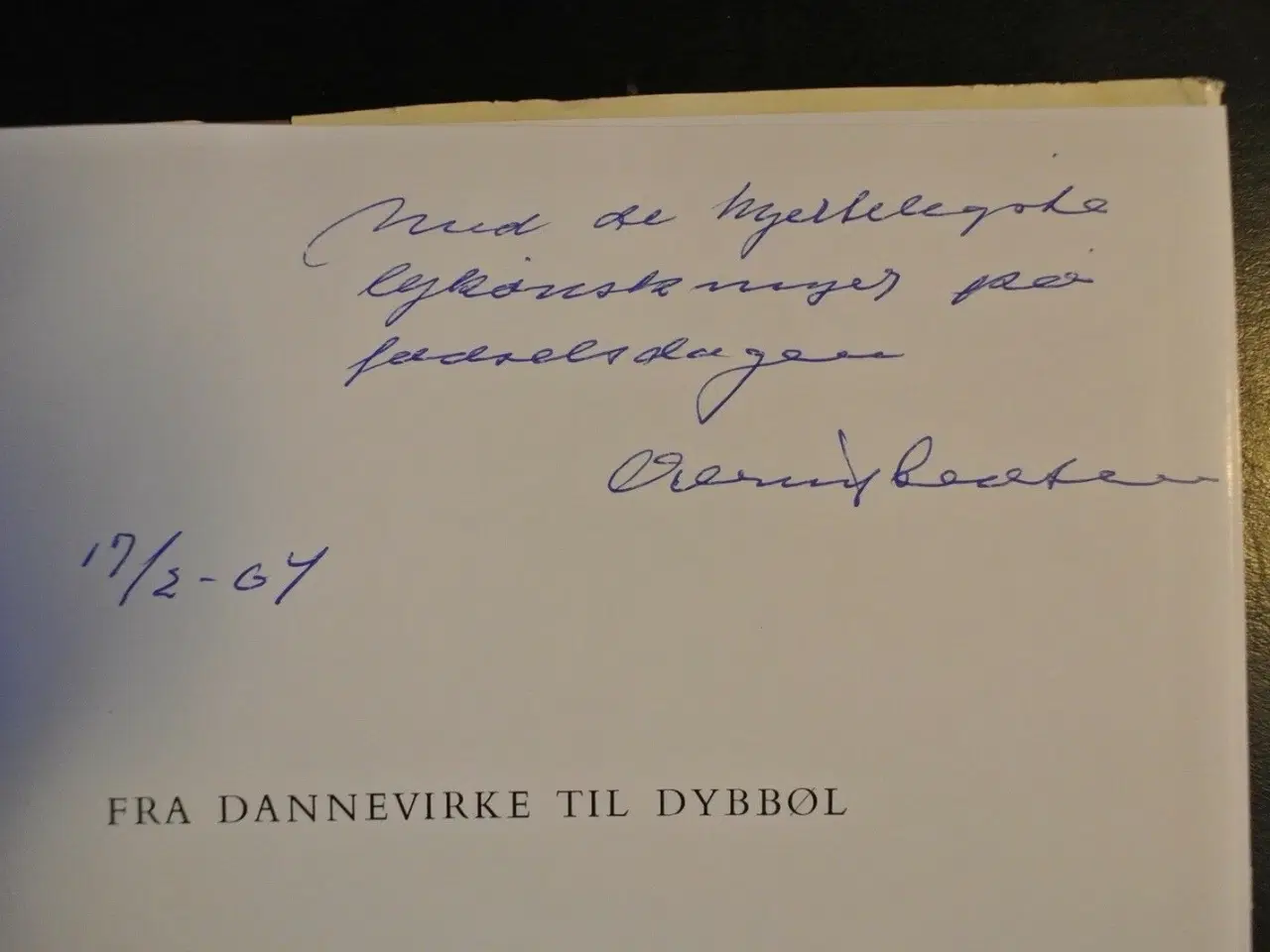 Billede 2 - fra dannevirke til dybbøl, af erik kjersgaard. fot