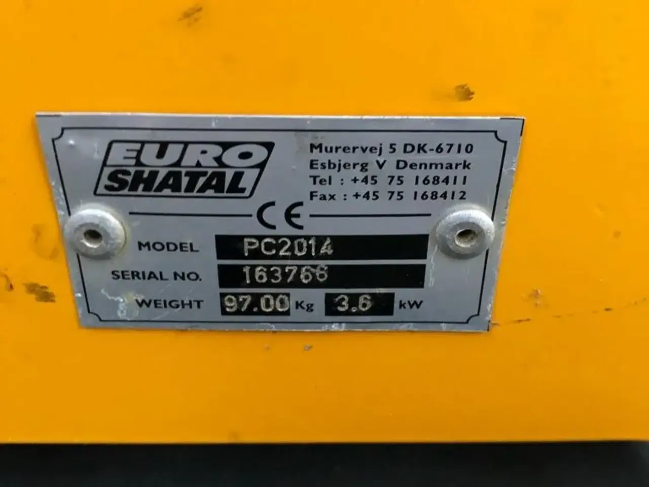 Billede 3 - Euro shatal pladevibrator 100kg