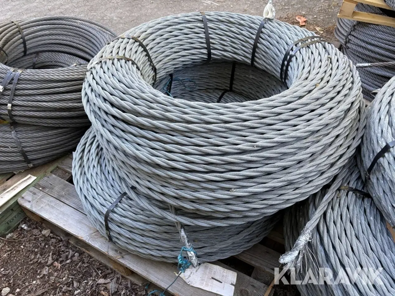 Billede 2 - Stålwire Randers reb 6x19 - 3 bundter af 250m, 20mm