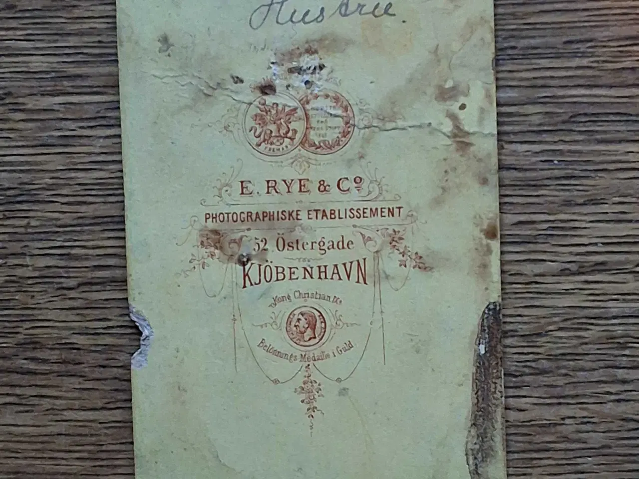 Billede 5 - Fotografi 1872. Pølsefabrikant P. Petersen 