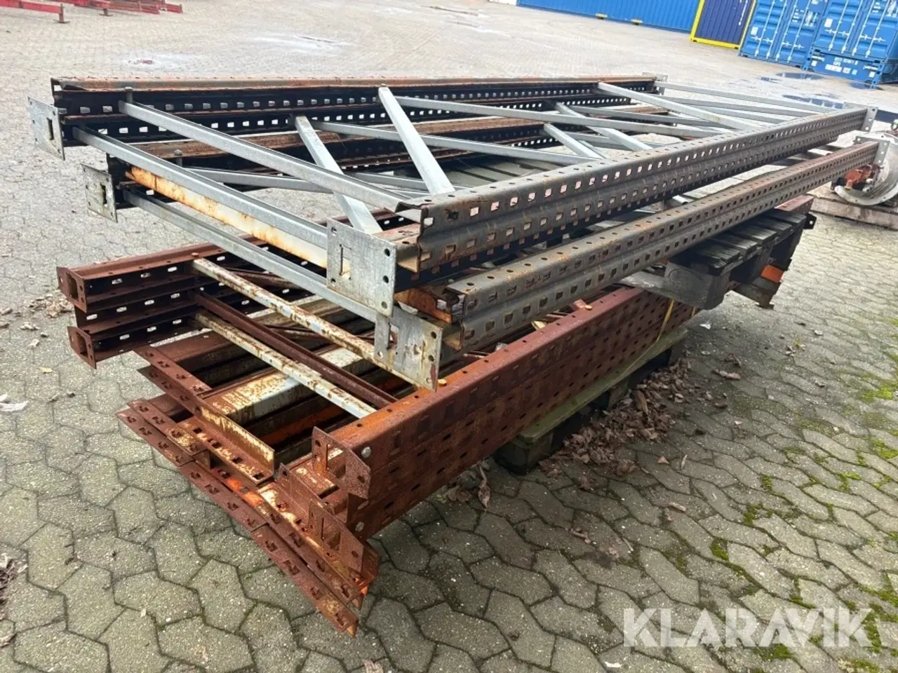 Billede 4 - Pallereol - 6 fag med 6 hylder