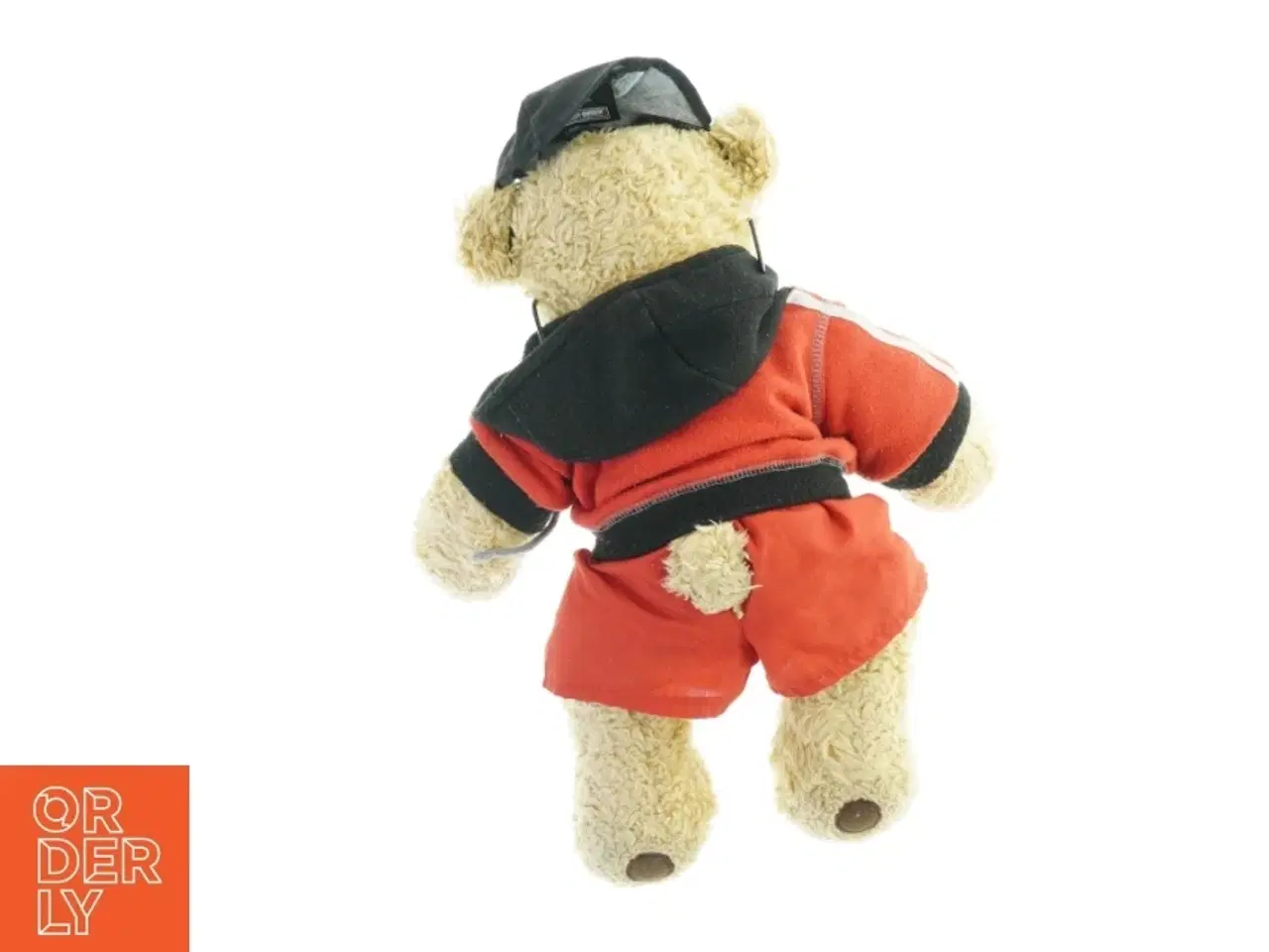 Billede 3 - Tøjklædt bamse fra Build a Bear (str. H. 45 cm)