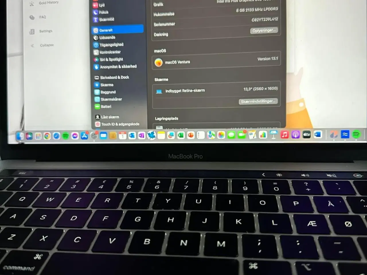 Billede 3 - MacBook Pro 2019 13,3”  - Fejler intet - Vedligeho