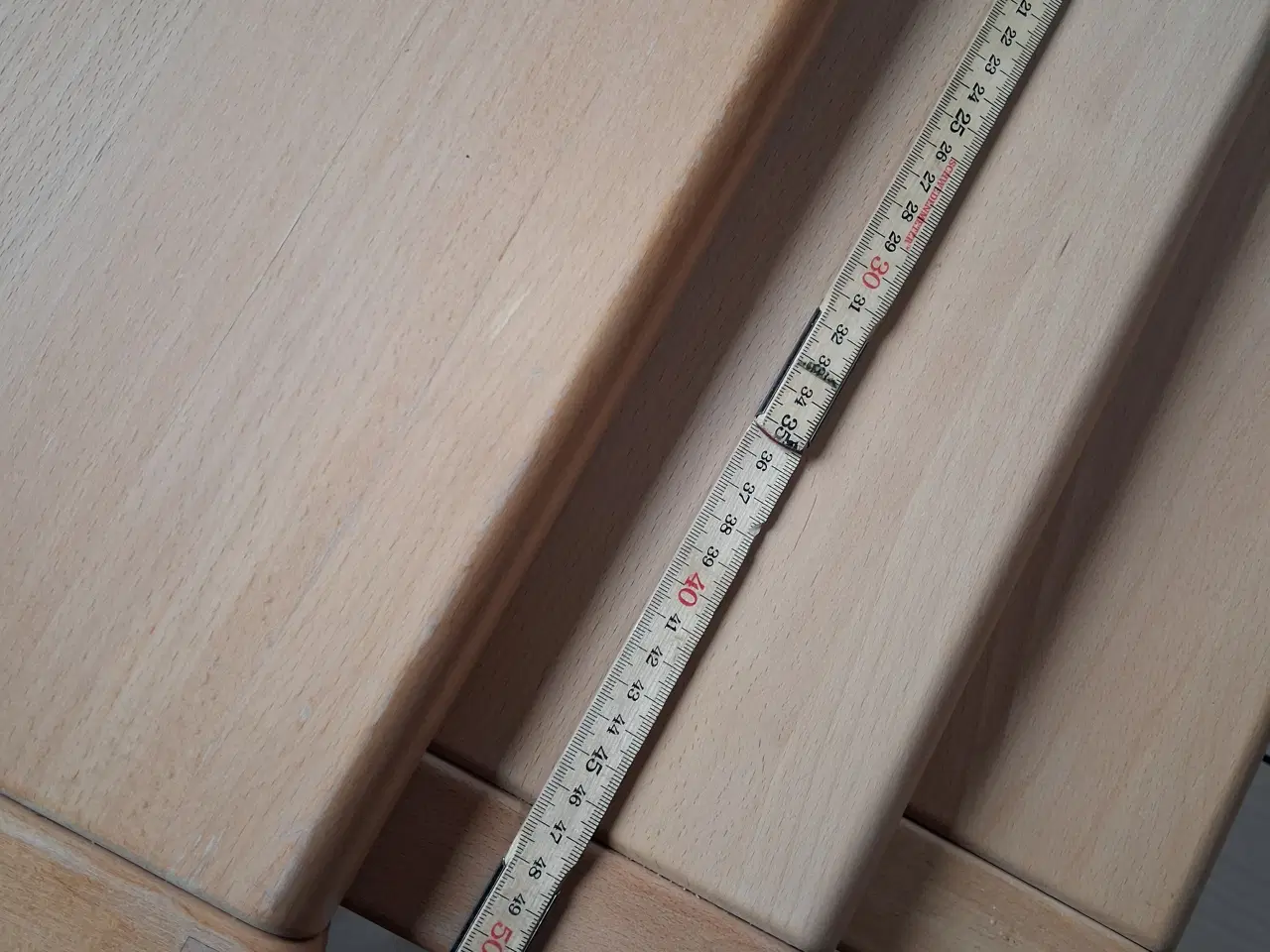 Billede 7 - Indskudsborde i bøgetræ 26611498