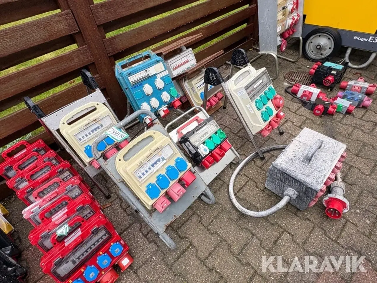 Billede 3 - Byggestrømtavler 8 styk