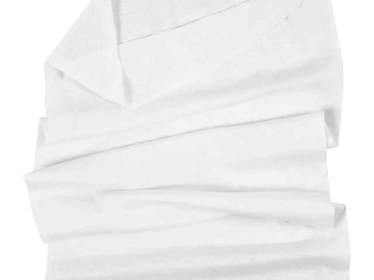 Billede 1 - Halsedisse, str. 49x25 cm, råhvid, 1 stk.