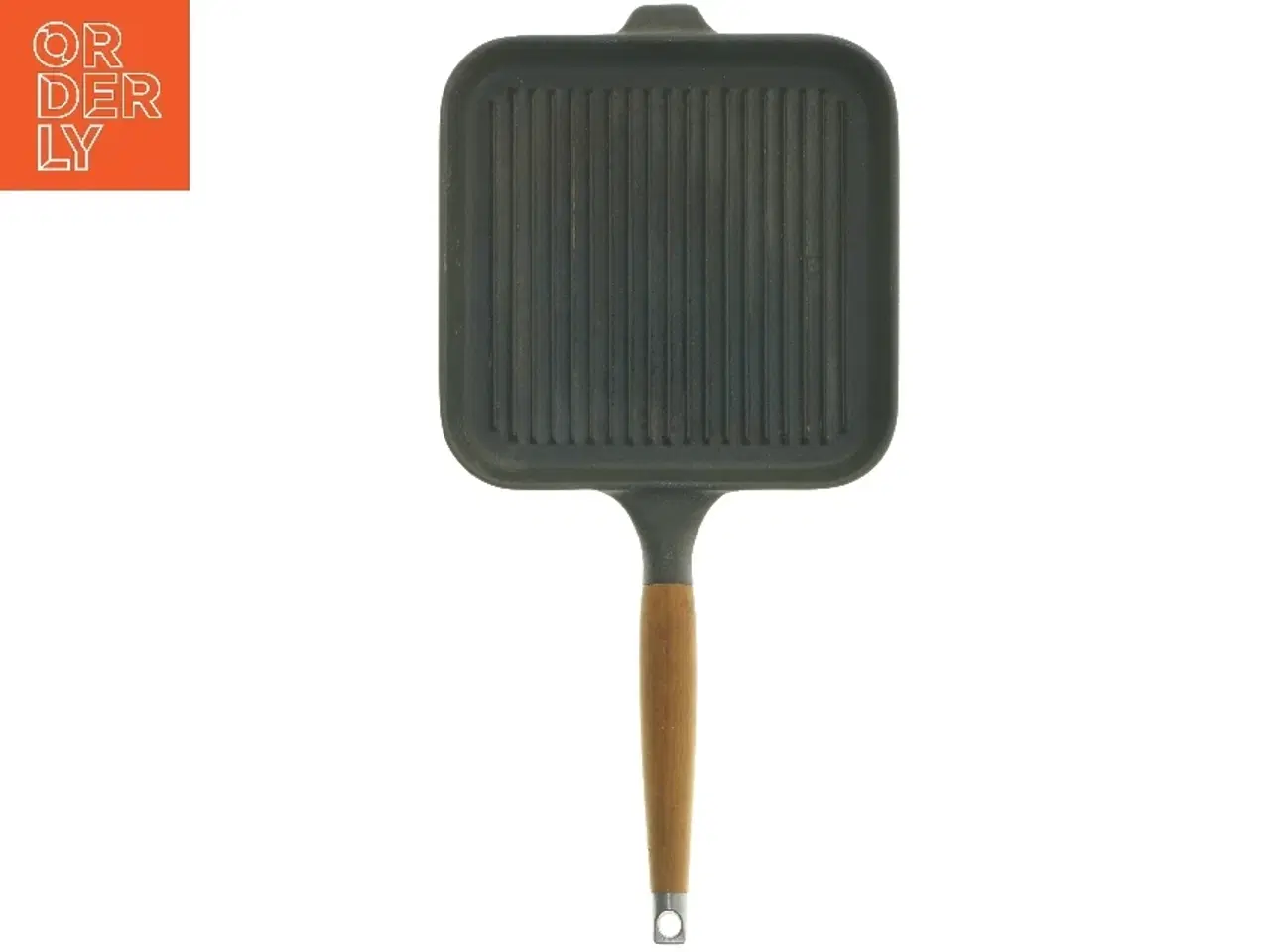 Billede 1 - Grillpande med træhåndtag (str. 48x24 cm)