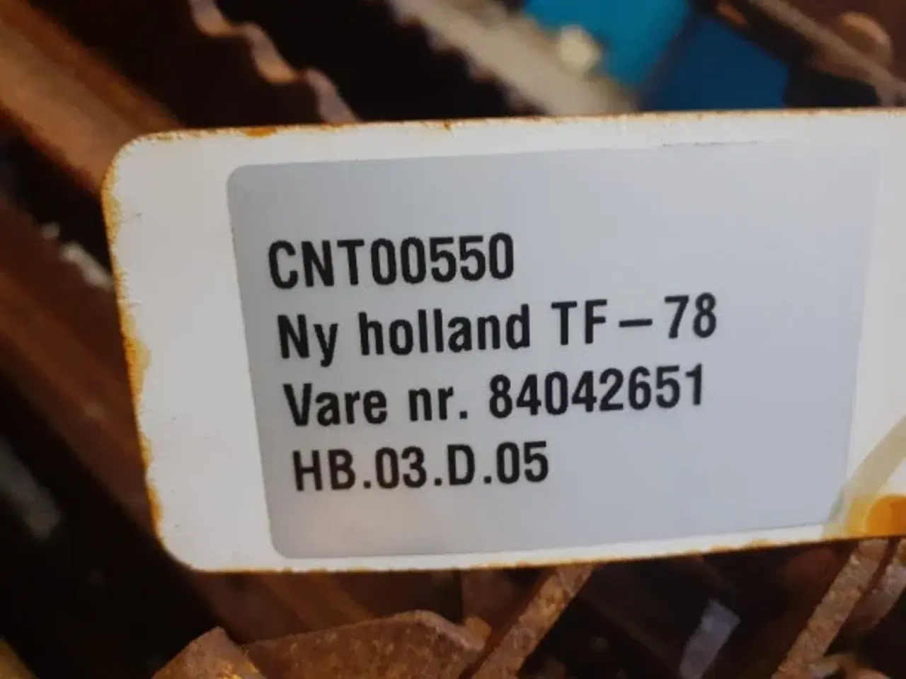 Billede 9 - New Holland TF78 Indføringskæde 84042651