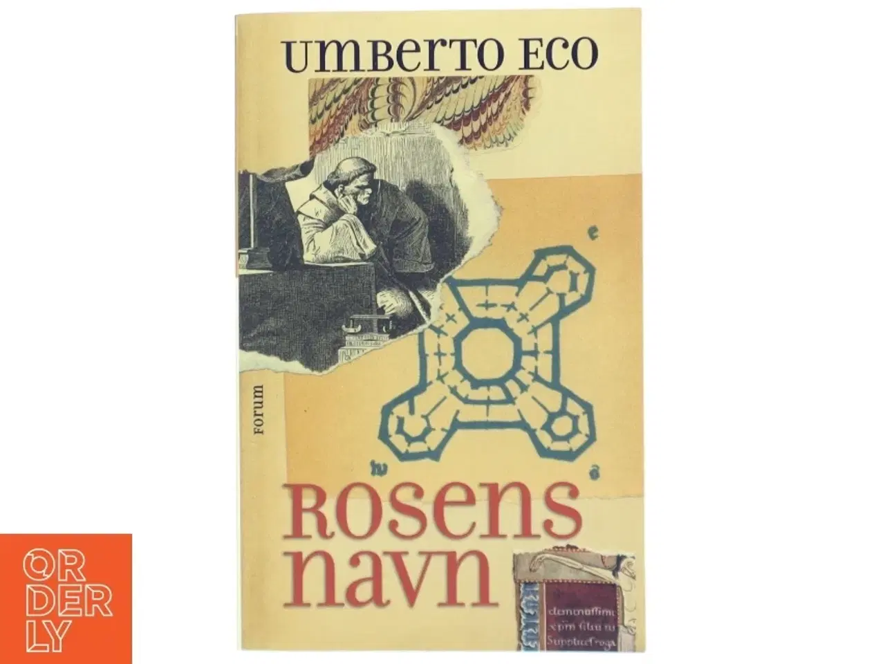 Billede 1 - Rosens navn : roman af Umberto Eco (Bog)