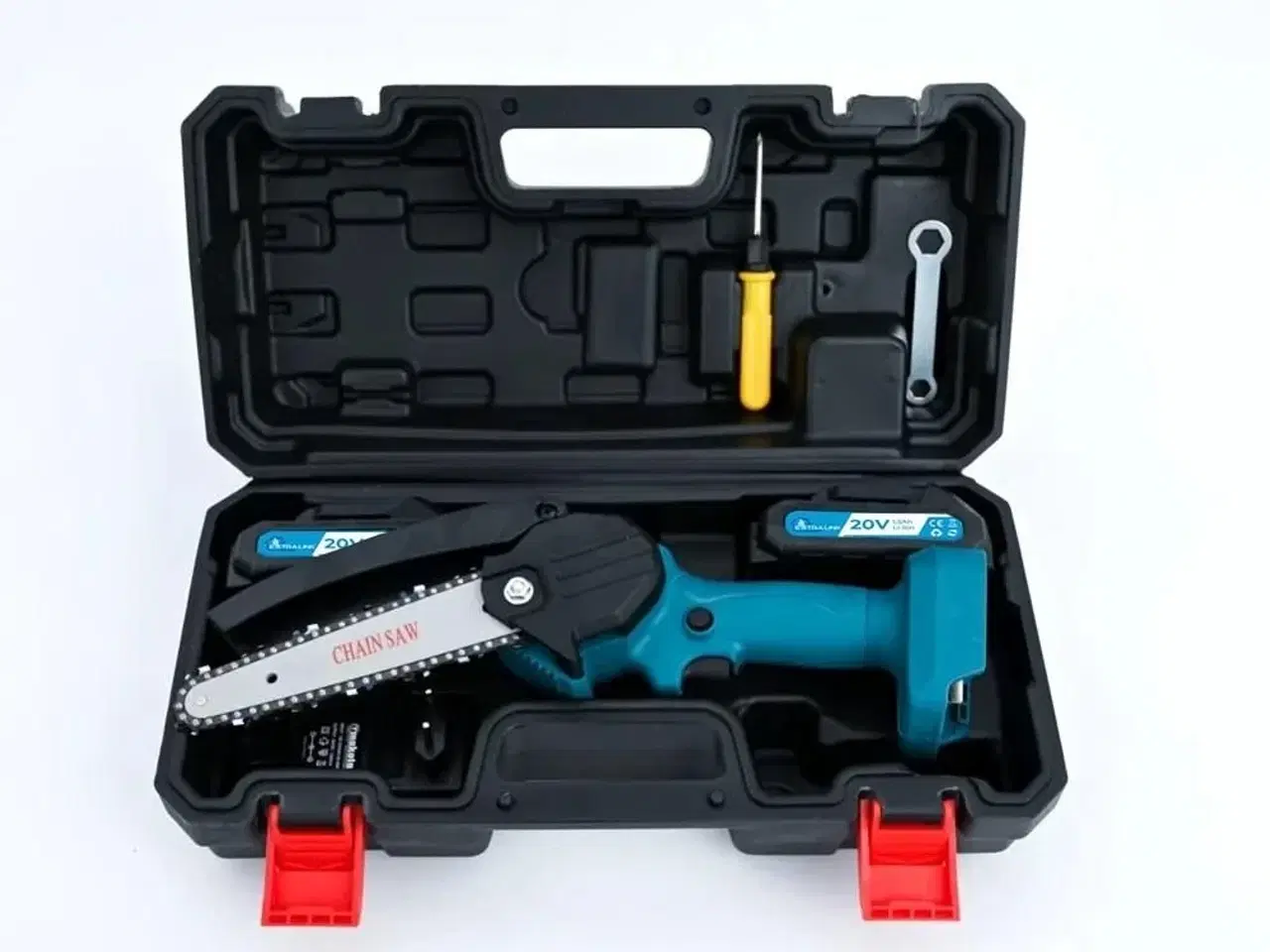 Billede 6 - Motorsav akku 6" – Extralink TM-107, børsteløs, 20 V 1,5 Ah