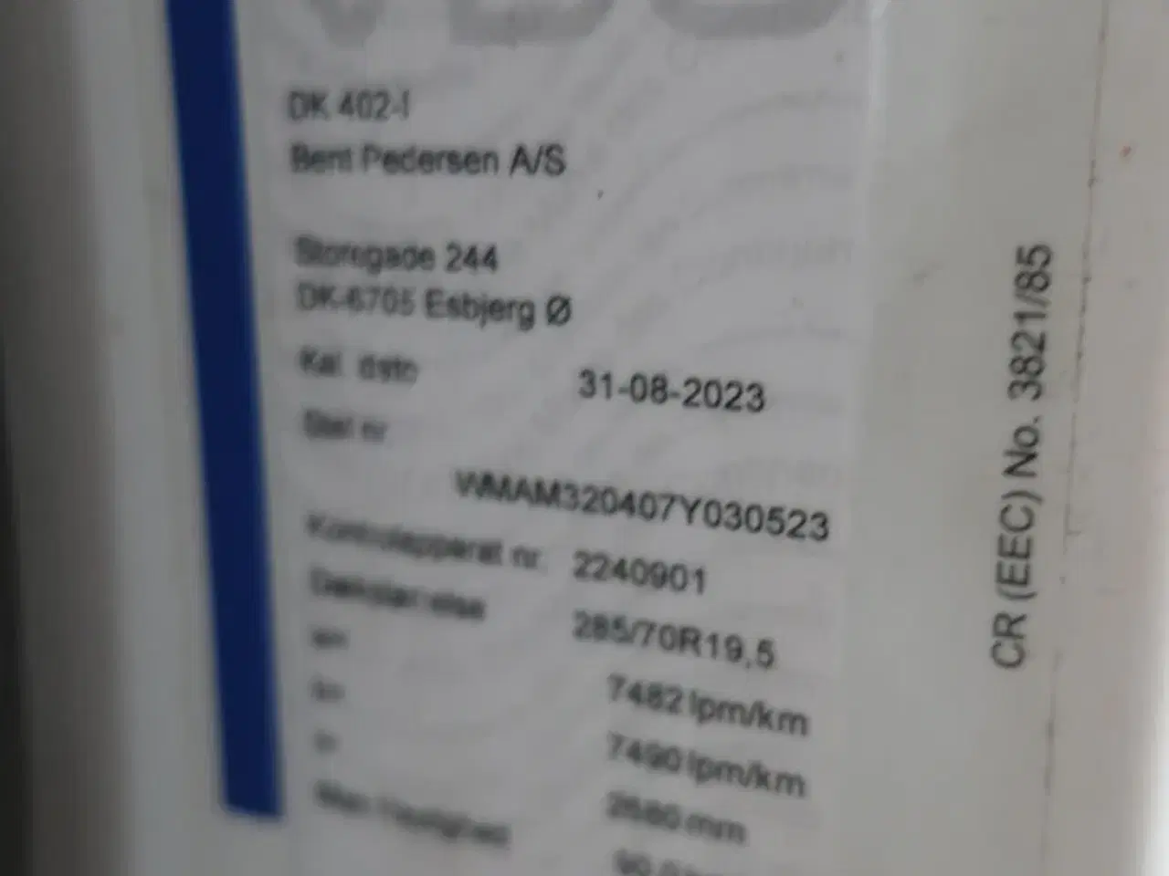 Billede 32 - Lastbil MAN 14.224 m. HIAB kran