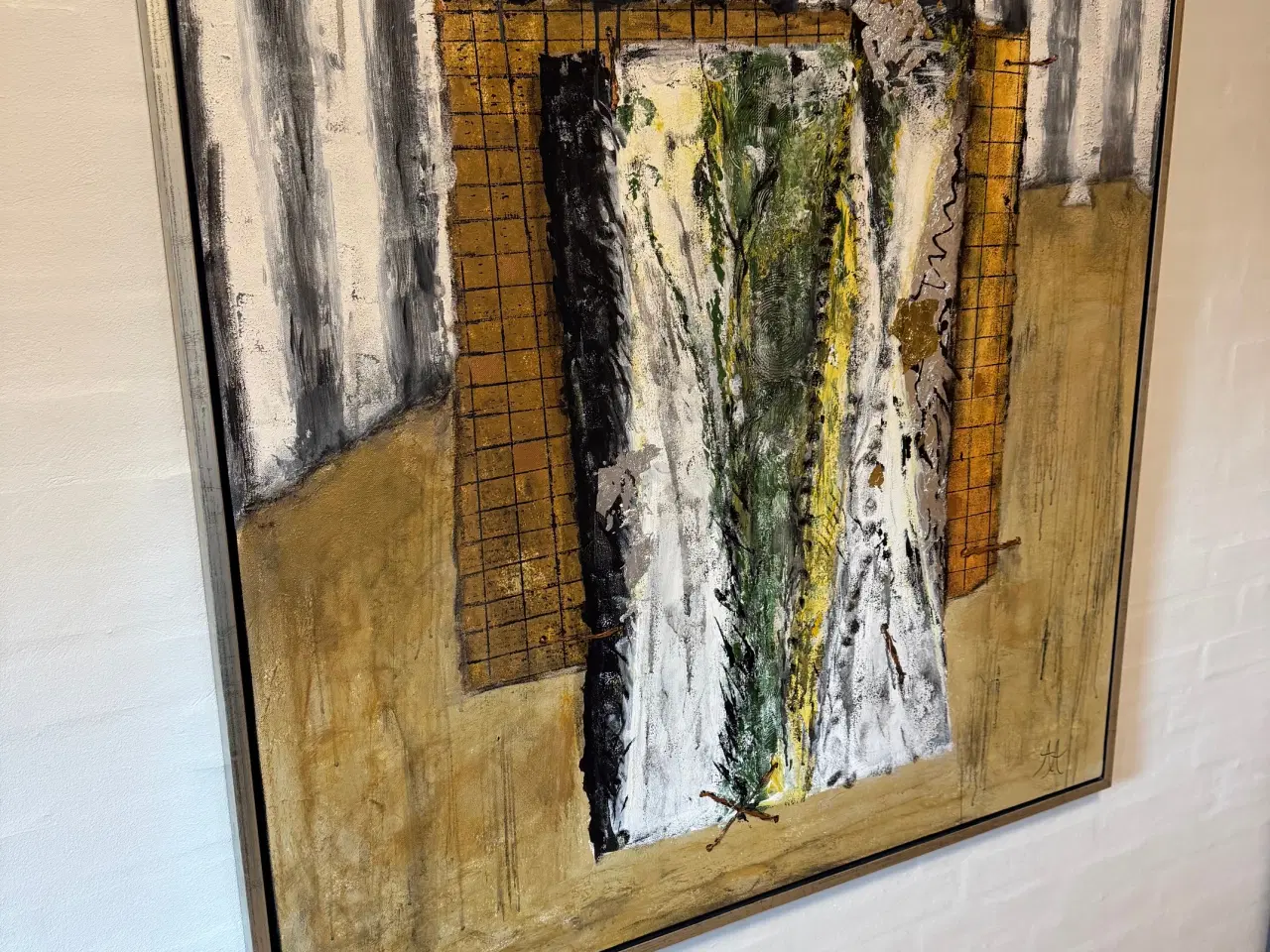 Billede 3 - Abstrakt Maleri der måler 104 x 104 cm