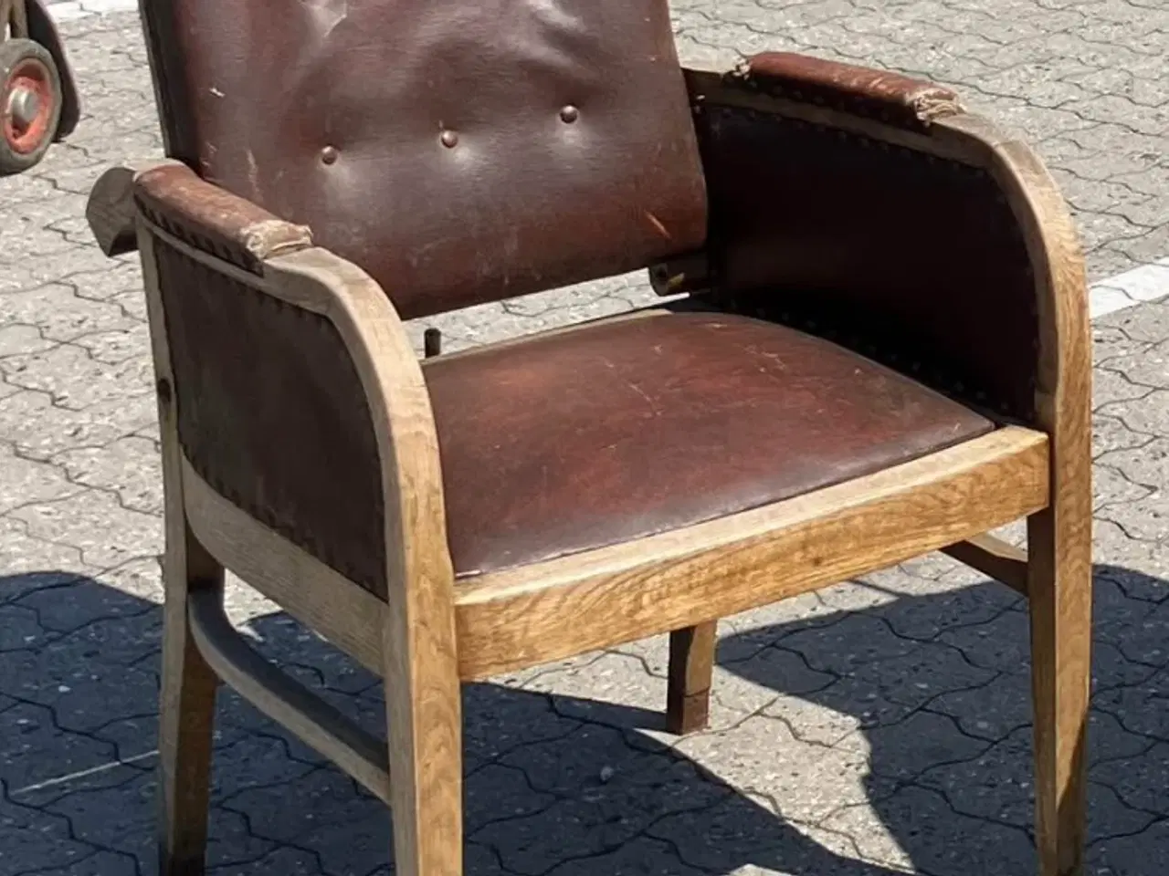 Billede 8 - Antikke barberstole anslået 1930erne Tyskland 