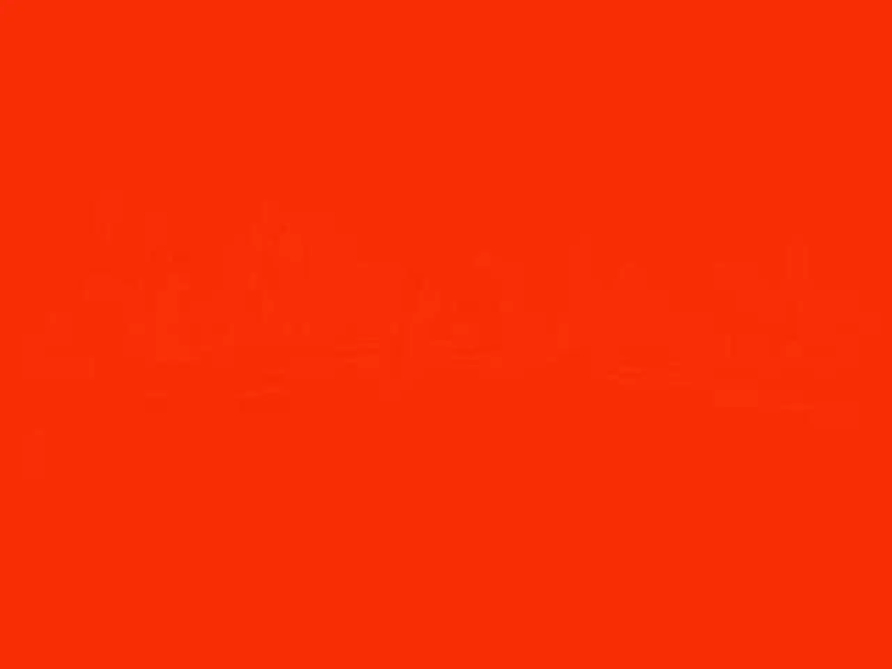 Billede 1 - Fluorescerende folie rødorange 63 cm x 6 m