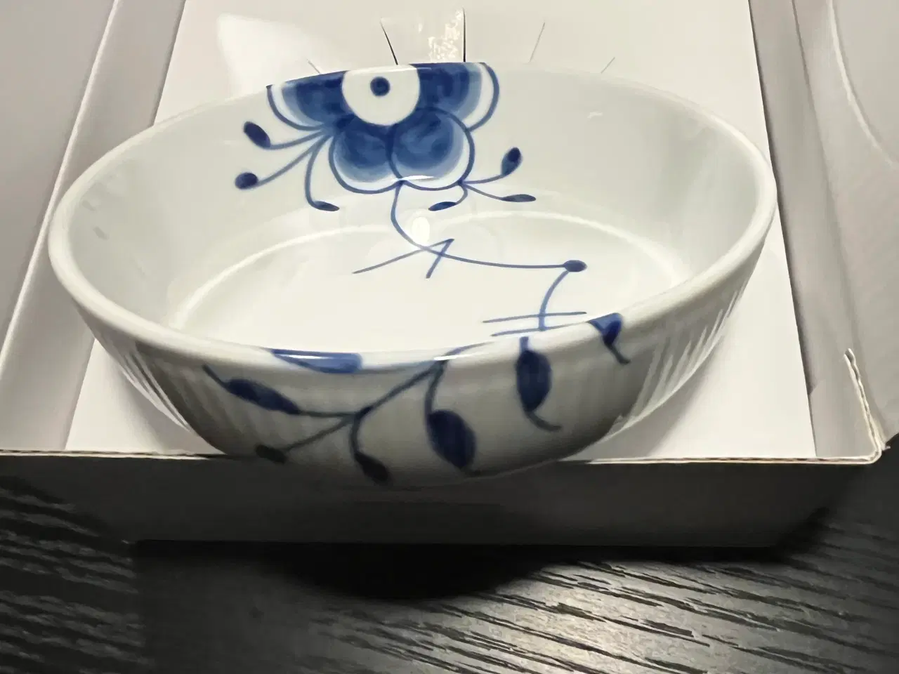 Billede 1 - 2 stk. blå megamusel dessert dish á 12,5 cm