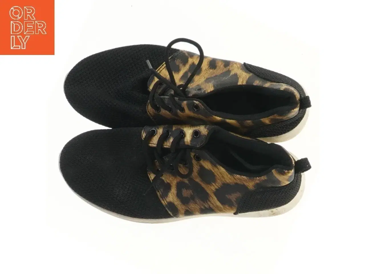 Billede 2 - Sneakers med leopardmønster str. 38 (str. 38 )