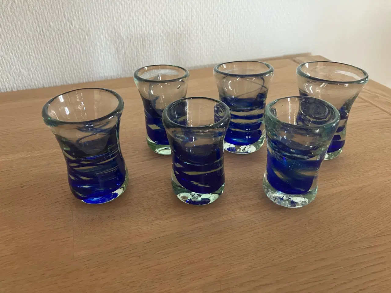 Billede 2 - 6 stk. Portvinsglas Skagen Glaspusteri