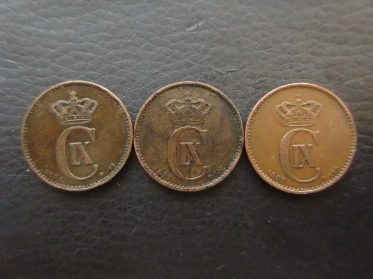 Billede 1 - 2 øre 1891, 1897 og 1902