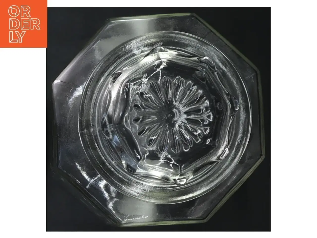 Billede 4 - Glasbeholder med låg (str. Ø 10,5 cm længde 16,5 cm)