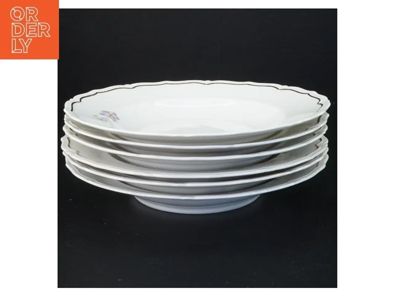 Billede 1 - Stel af porcelæn middagstallerkener fra Bavaria (str. Diameter 25 cm)