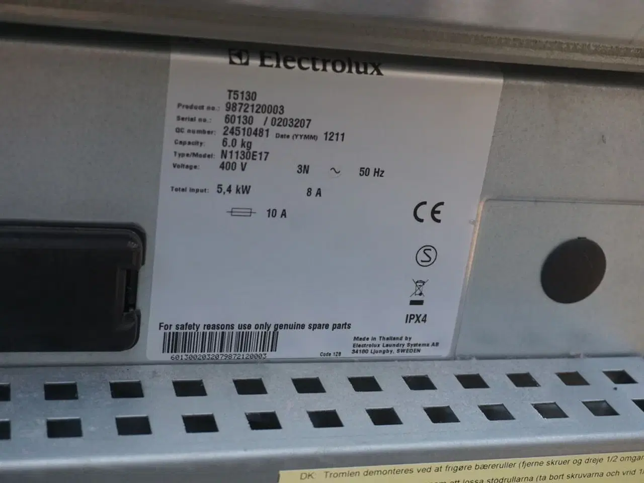 Billede 5 - Tøretumbler ELECTROLUX T5130