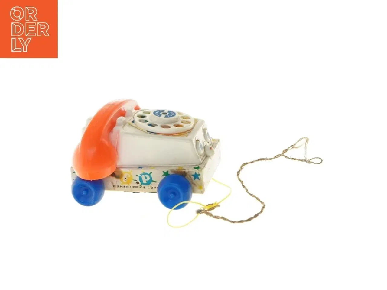Billede 4 - Vintage legetøjstelefon med snor fra Fisher-Price (str. 10x19x17 cm)