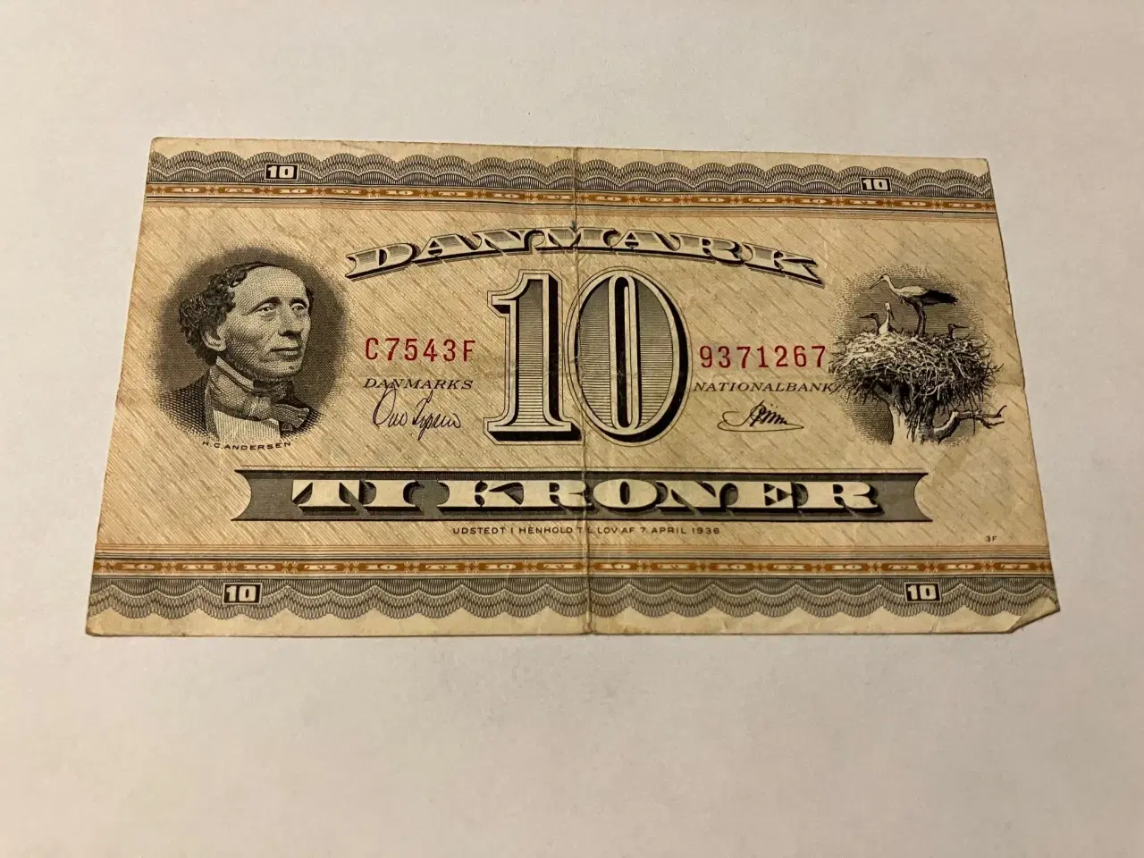 Billede 1 - 10 Kroner C7 1954