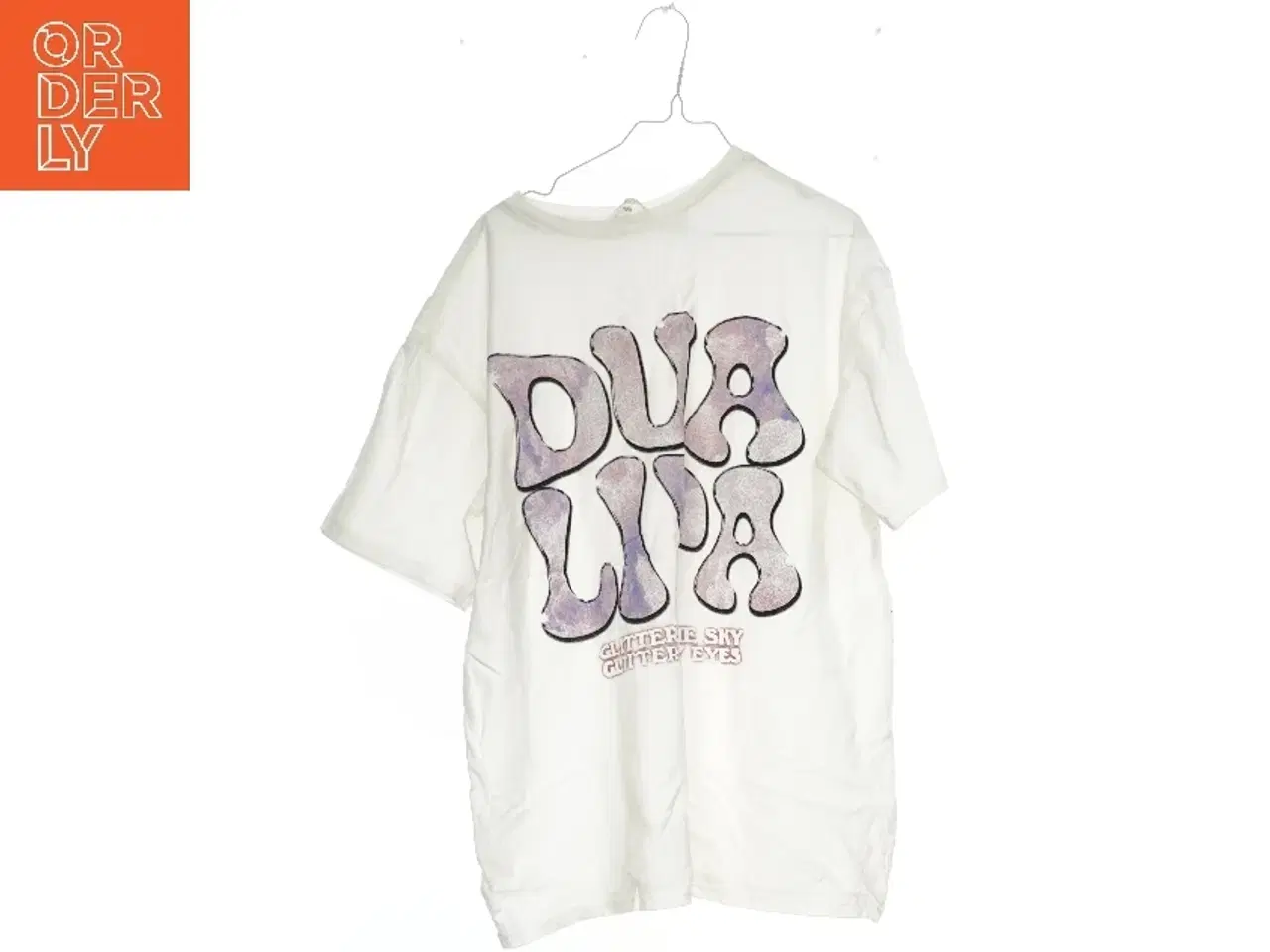 Billede 1 - Hvid t-shirt med tryk fra H&M (str. 170)