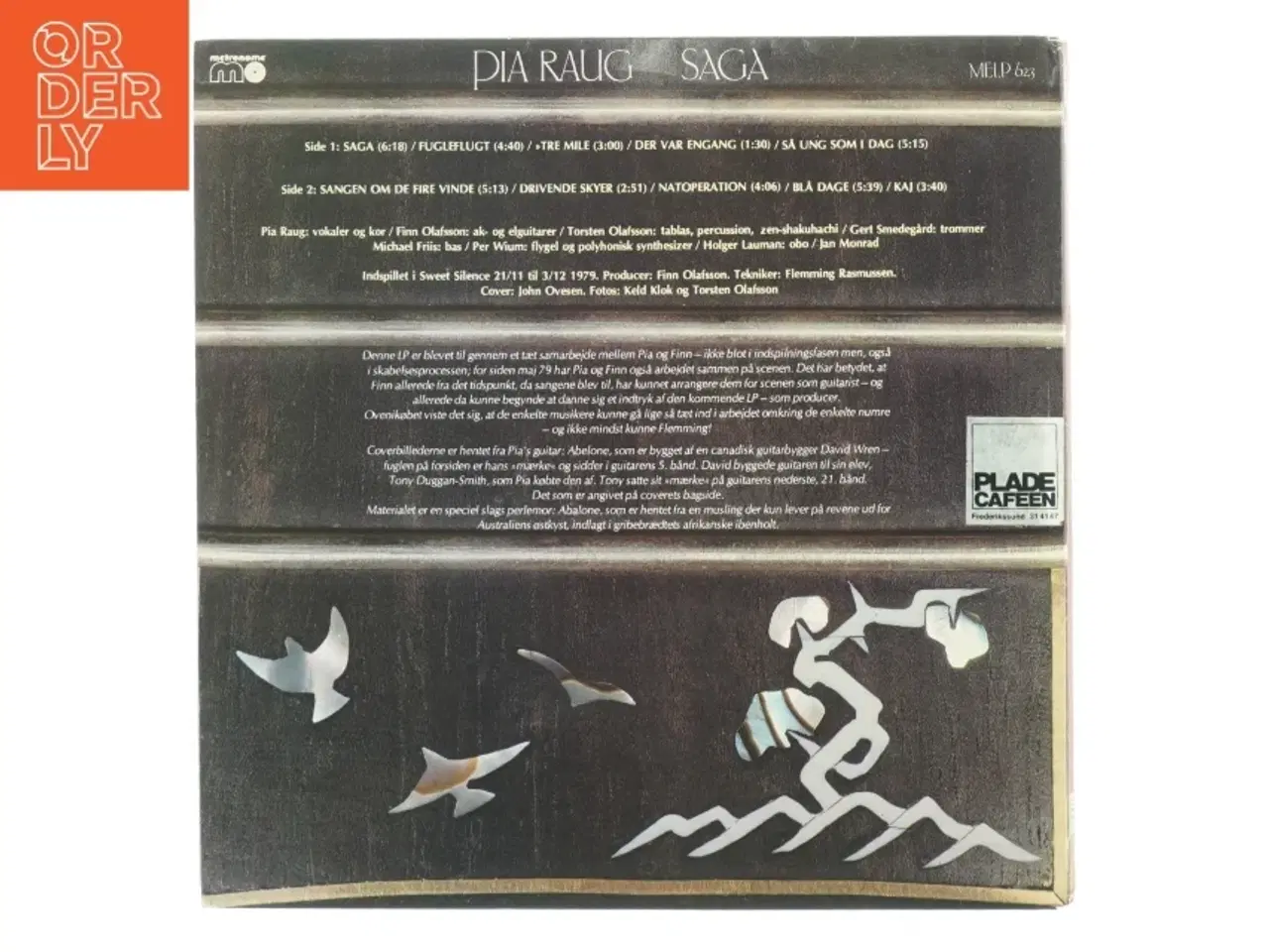 Billede 2 - Pia Raug - Saga Vinylplade fra Medley Records (str. 31 x 31 cm)