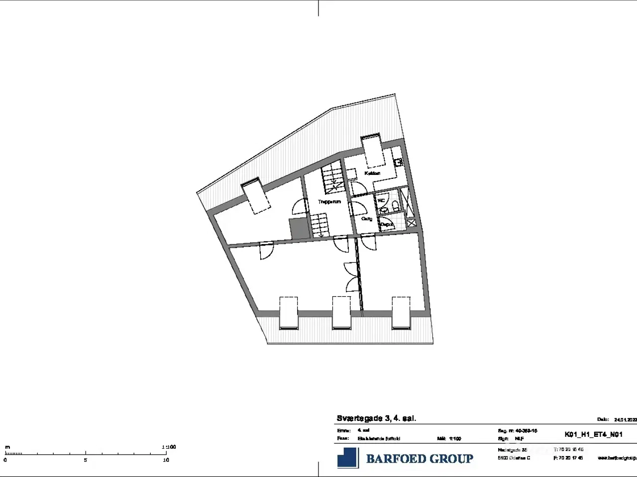 Billede 10 - 121 m2 kontor i tageetagen - Super hyggeligt område i hjertet af København K