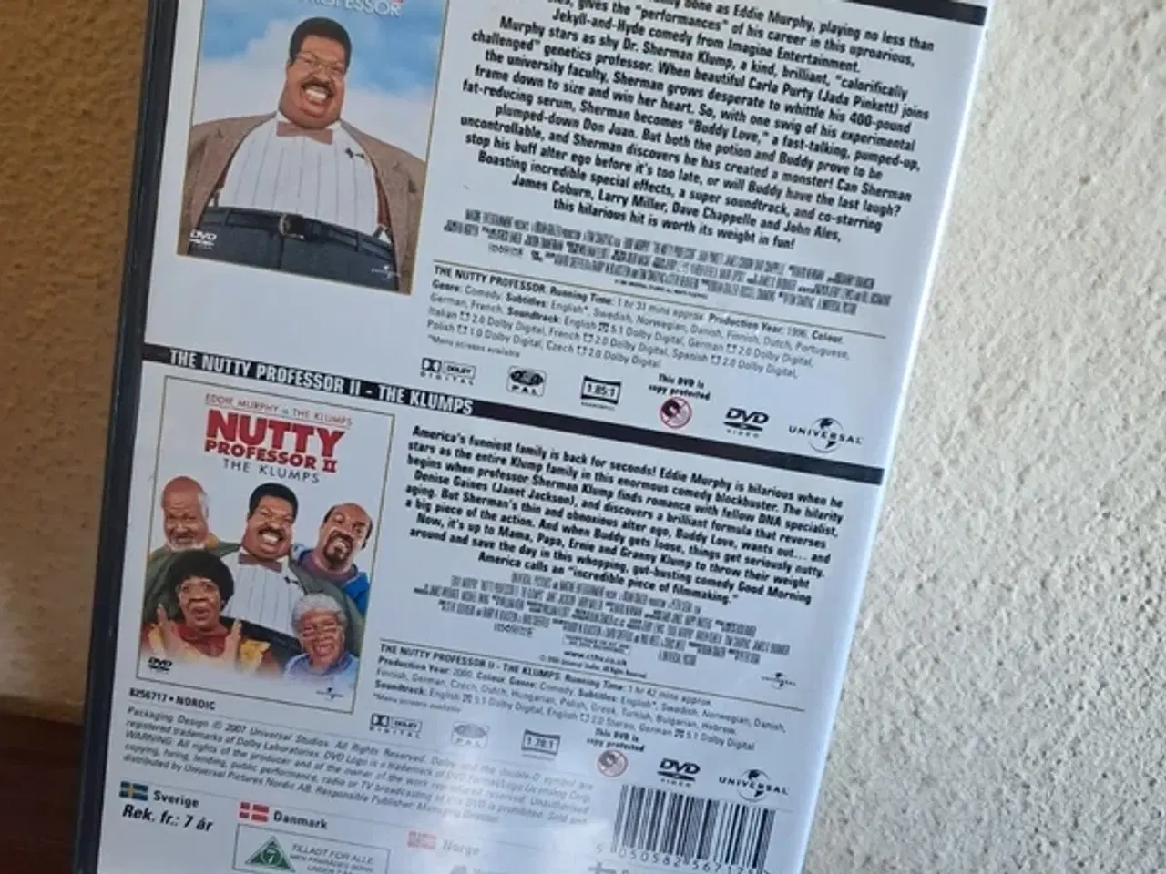 Billede 2 - The Nutty professor 1+2