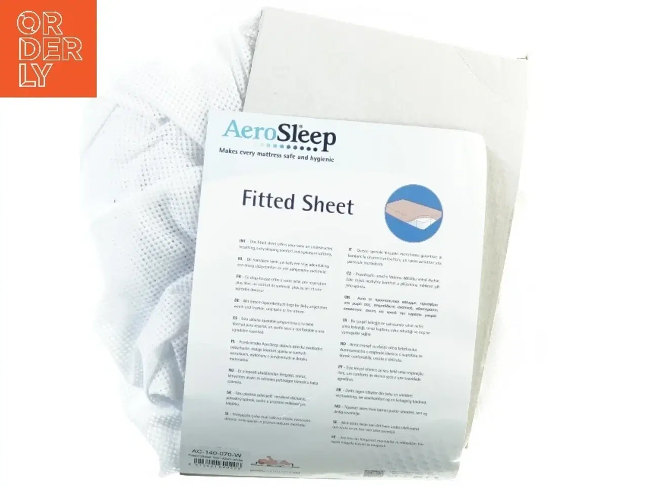 Billede 3 - Fitted sheet fra Aerosleep (str. 70 x 140 cm)