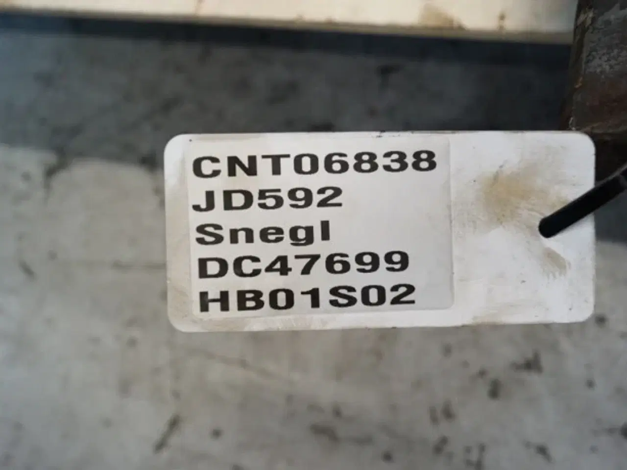 Billede 3 - John Deere 592 Snegl DC47699