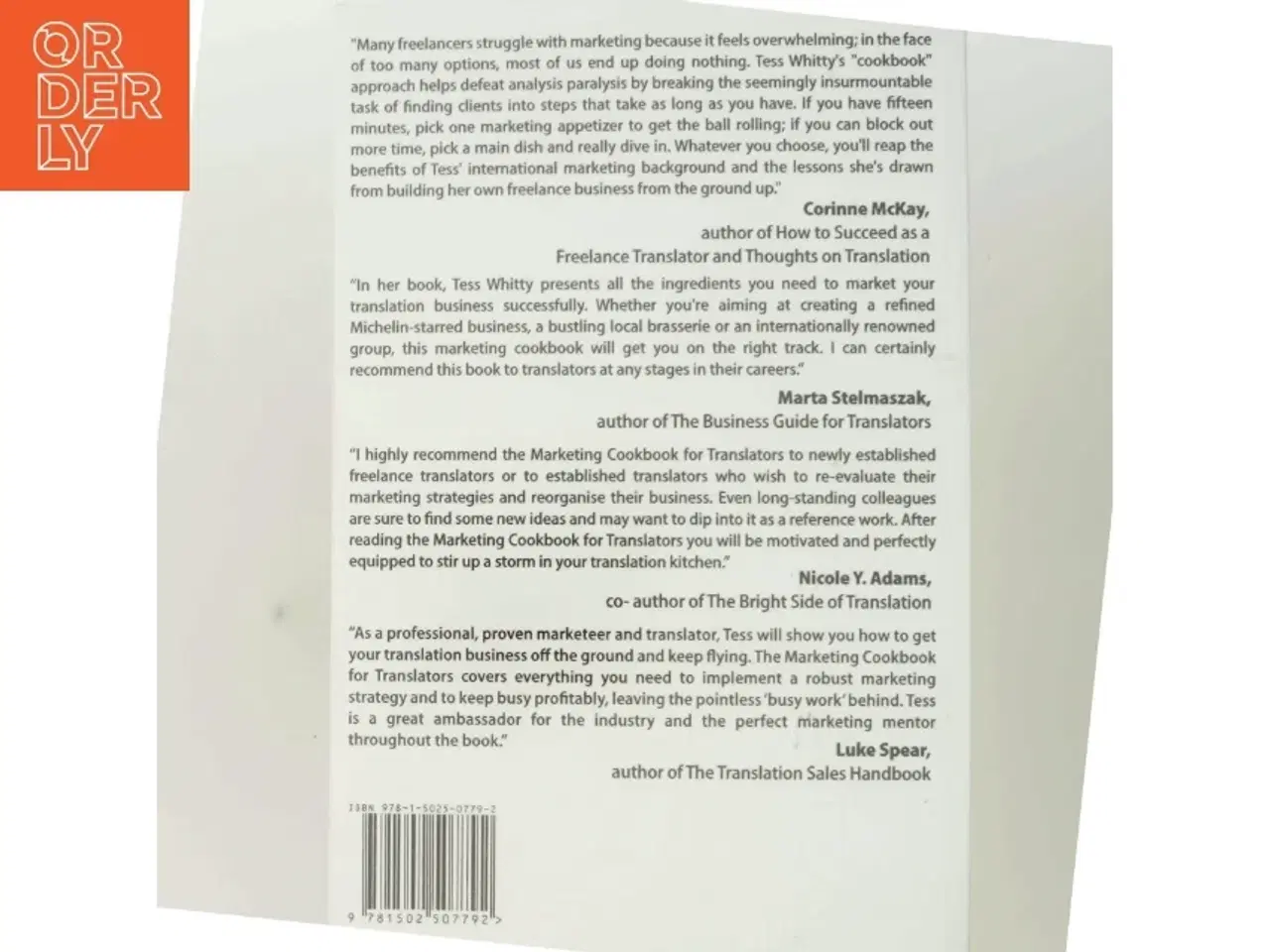 Billede 3 - Marketing Cookbook for Translators af Tess Whitty (Bog)