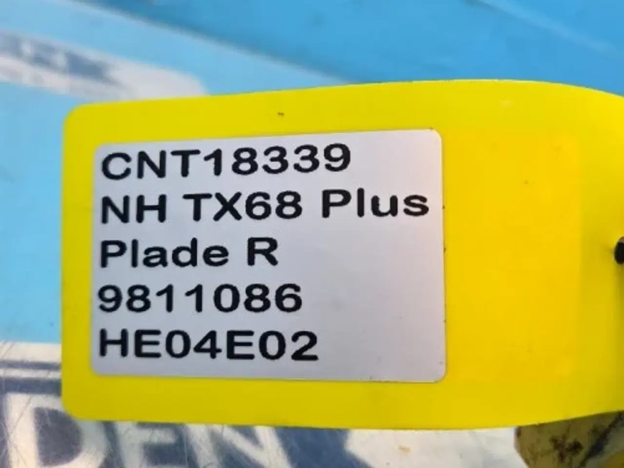 Billede 13 - New Holland TX68 Plade R.  9811086