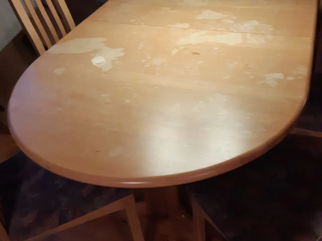 Billede 1 - Skovby spisebord i bøg med udtræk