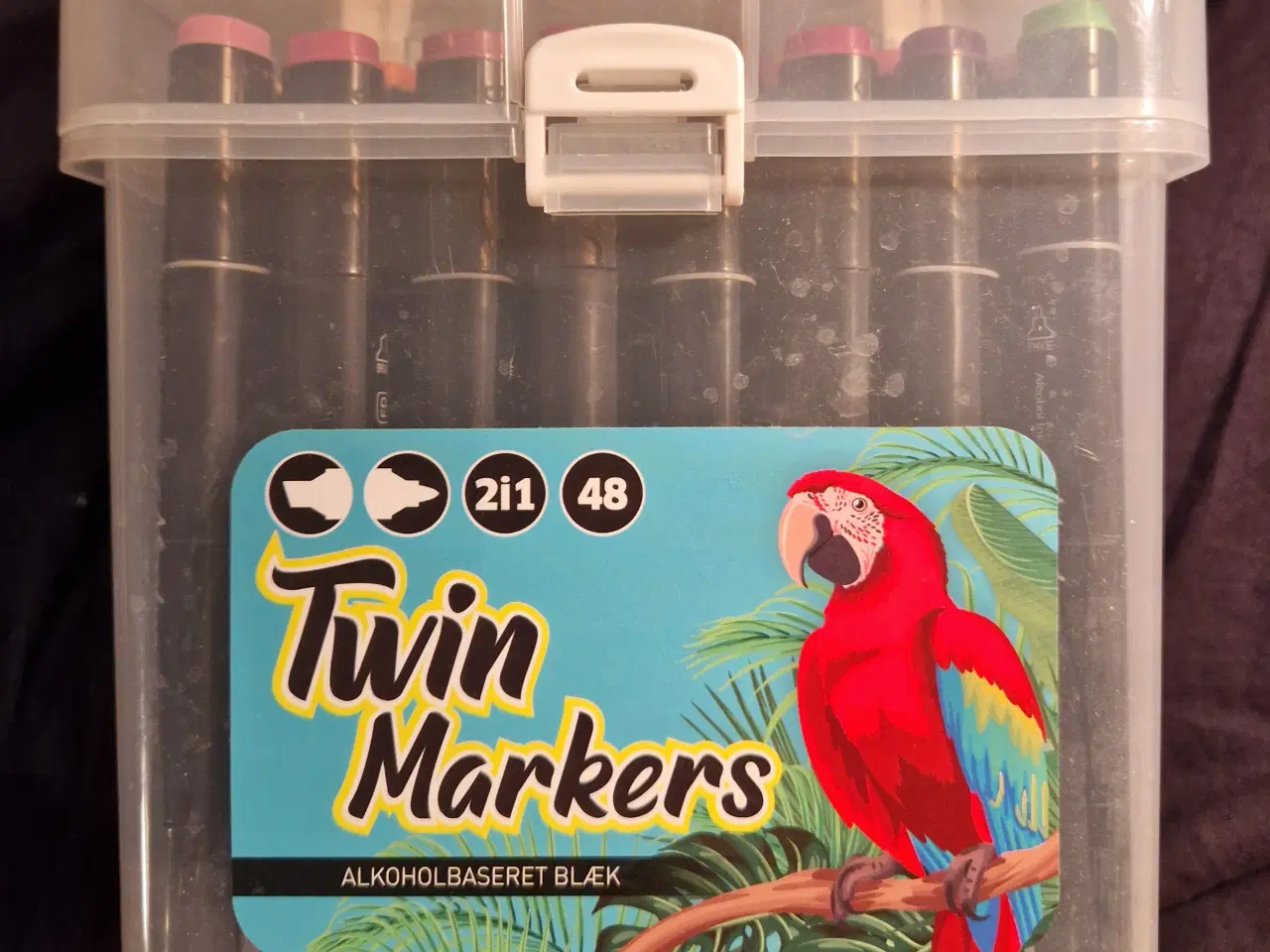 Billede 1 - Twin Markers Alkoholbaserede tuscher 48 stk