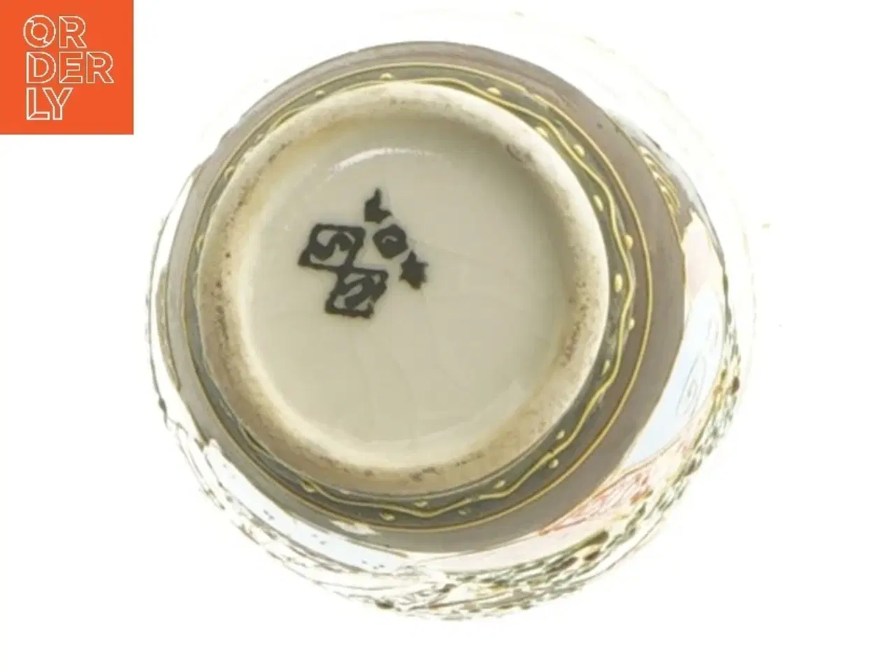 Billede 3 - Dekorativ vase med figurer (str. 9 cm)