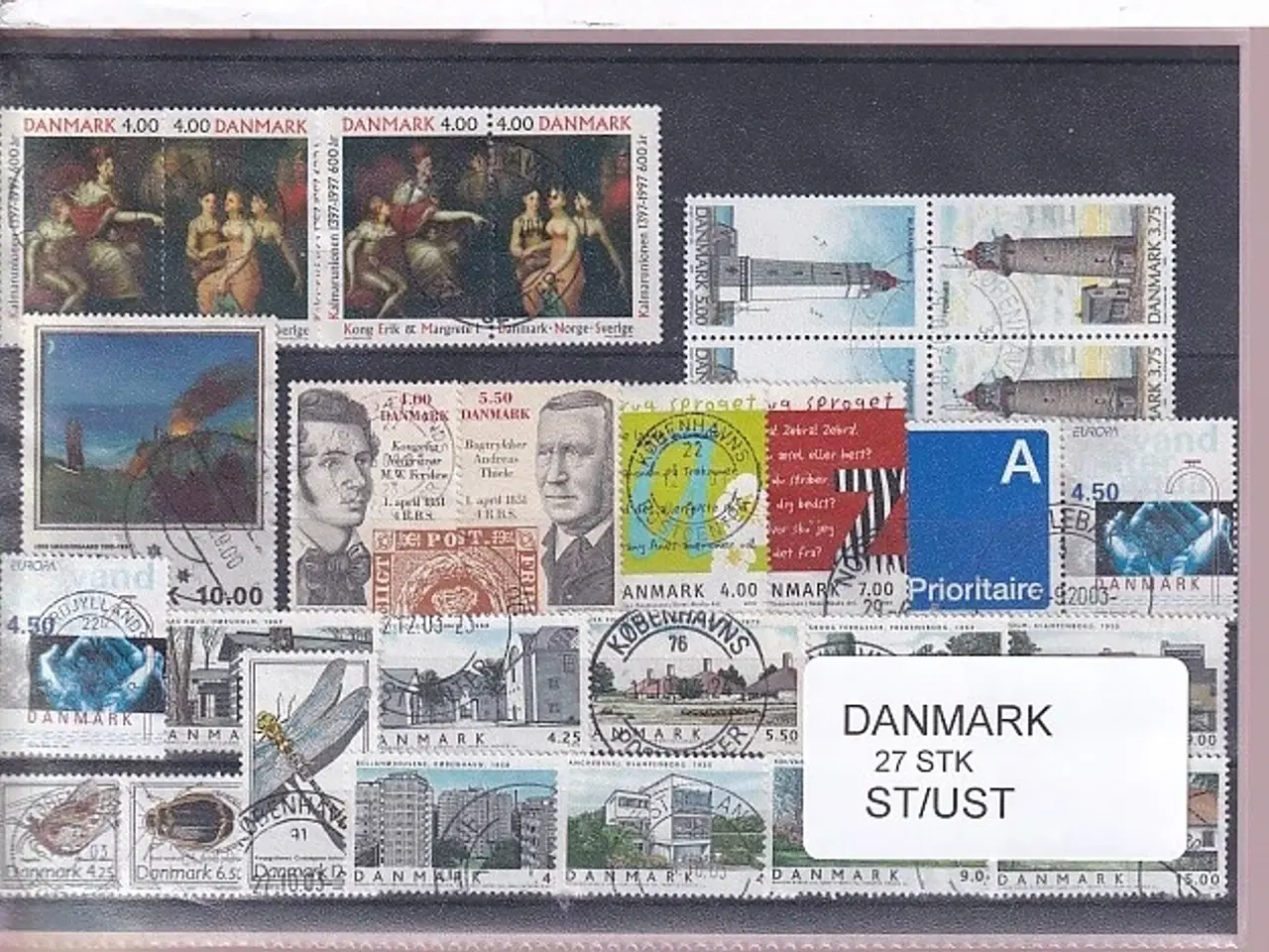 Billede 1 - Danmark Samling - 36 Stk. Stemplede/Ustemplet