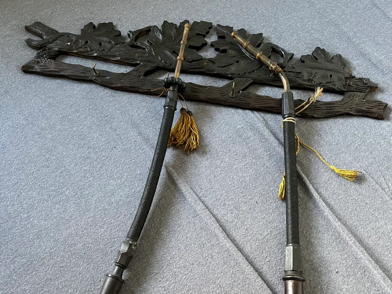 Billede 3 - 2 ældre piber med ophæng