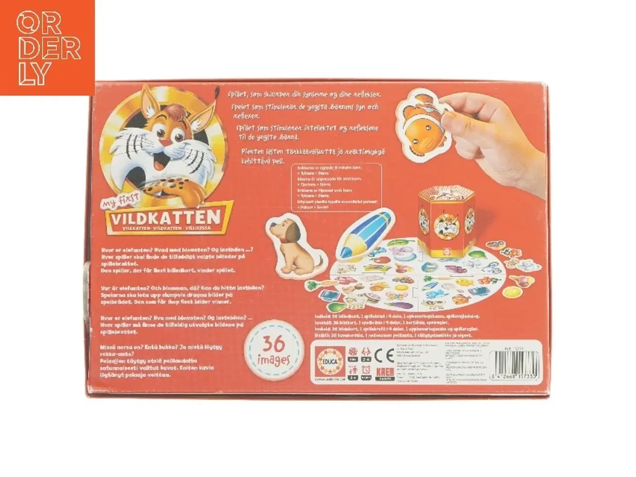 Billede 2 - Vildkatten spil for børn fra Educa (str. 33,5x23,5 cm)