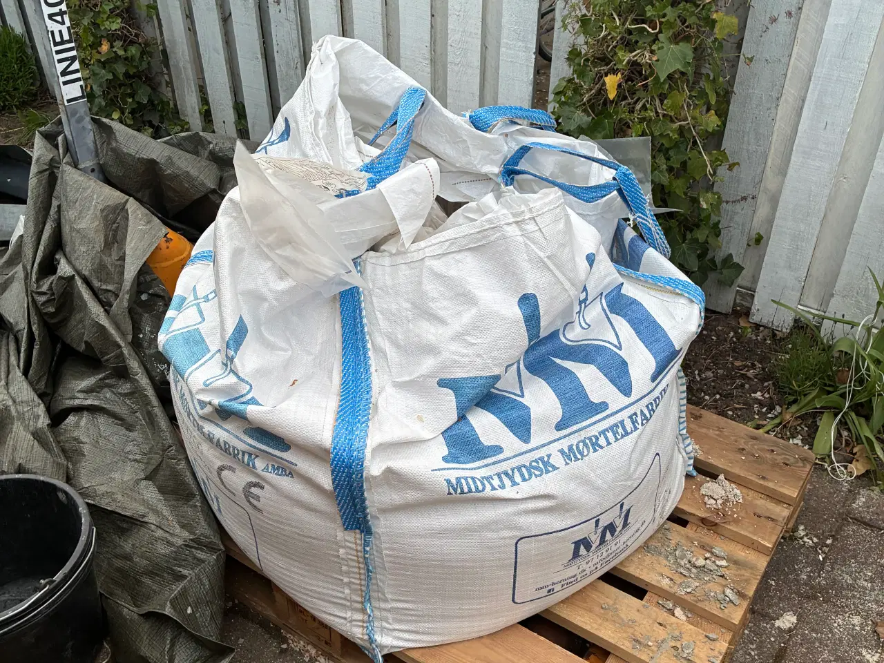 Billede 1 - Bakkemørtel i bigbag 250 liter