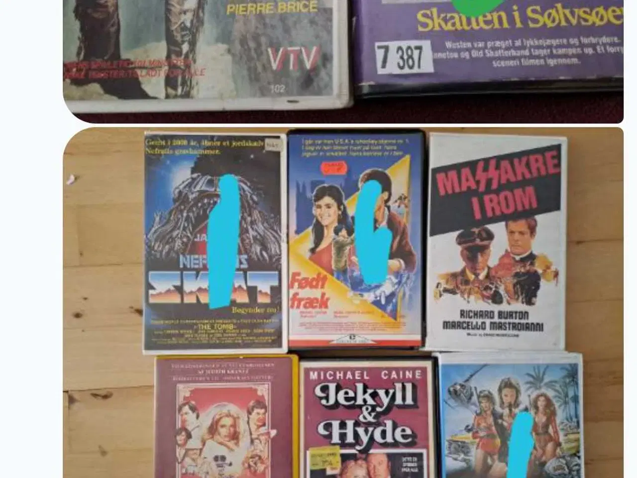 Billede 1 - Originale vhs western gyser karate gamle udlejning