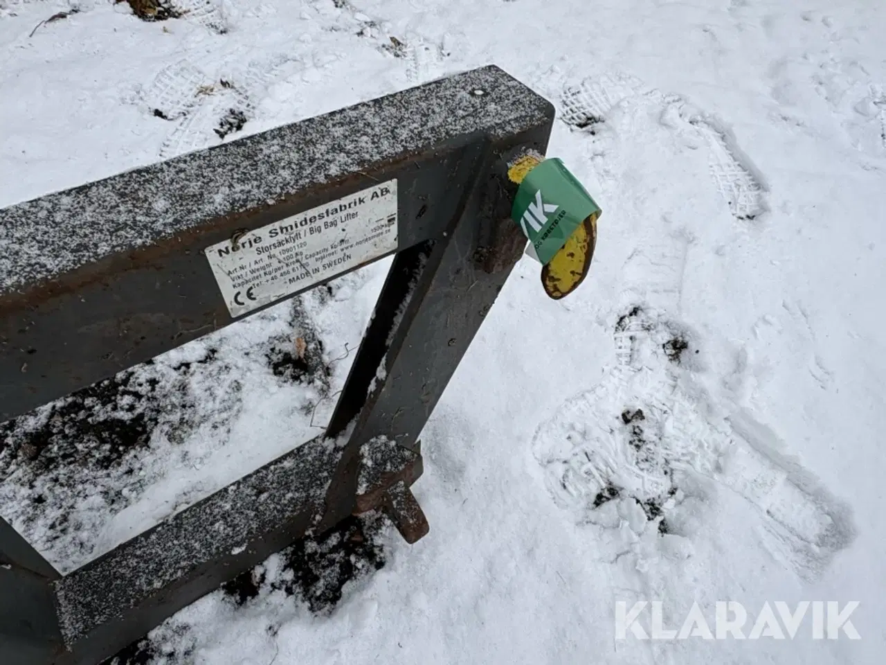 Billede 12 - Sækkeløfter til Frontlæsser Norje Smidesfabrik AB