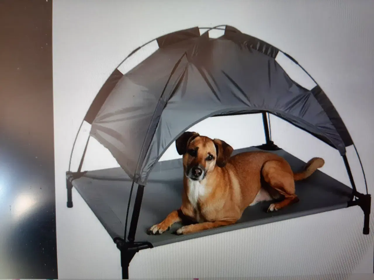 Billede 2 - Udendørs hundeseng med tag