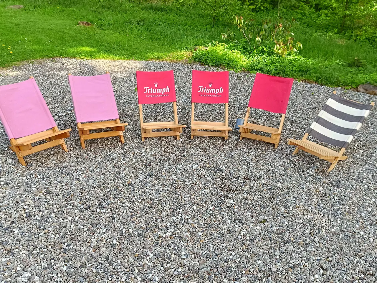 Billede 3 - 6 festival-/strandstole 